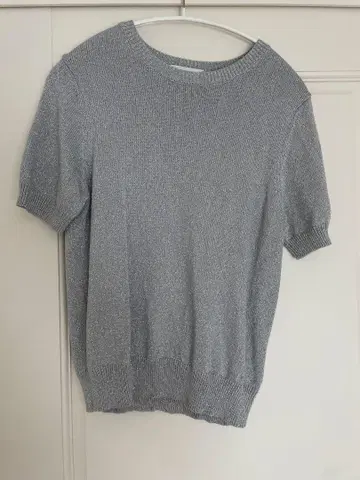 UNITED ARROWS 라메 실버 니트