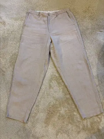 MUJI 남성용 팬츠 L 린넨 100%