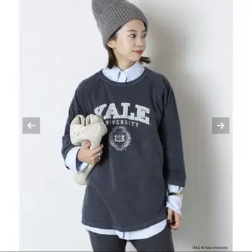 MUSE de Deuxieme Classe YALE 래글런 티셔츠