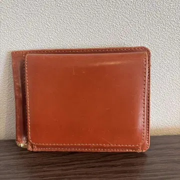글렌 로얄 코인 케이스 포함 머니 클립 OXFORD TAN