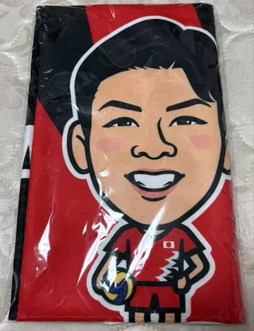 배구 일본 대표 미야우라 켄토 모바 가챠 페이스 타월