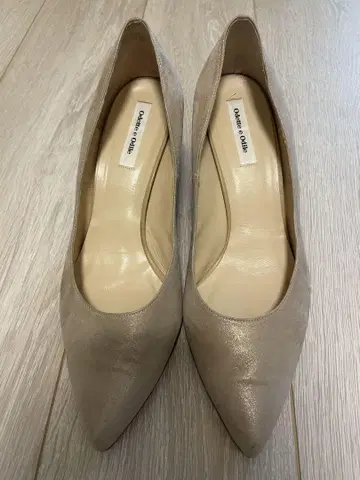 Odette e odile 베이지 스틸레토 펌프스 24.5cm