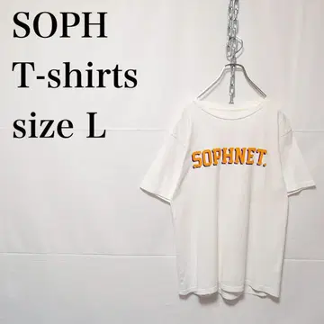 SOPH 소프 FCRB 티셔츠 사이즈 L 화이트 로고