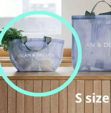 2025 DEAN & DELUCA 메쉬 토트백 라일락