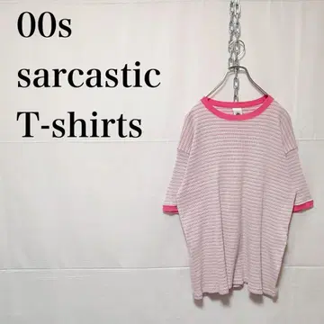 00s sarcastic 서커스틱 사카스틱 티셔츠 구제 의류