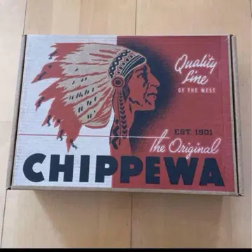 Chippewa 블랙 엔지니어 부츠 26.0cm E
