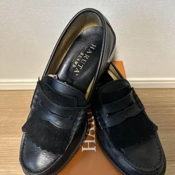HARUTA for BEAMS 로퍼 천연 가죽 26EEE 블랙