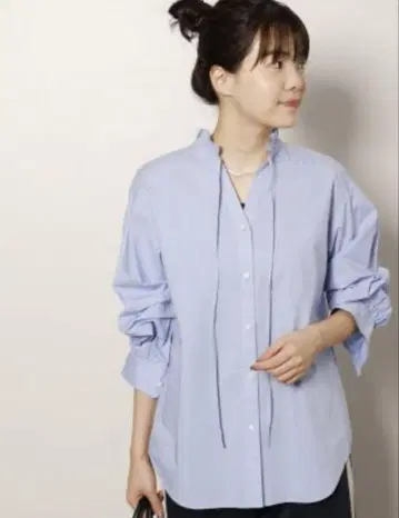 저널 스탠다드 리룸 하이 카운트 코튼 스탠드 카라 새상품급