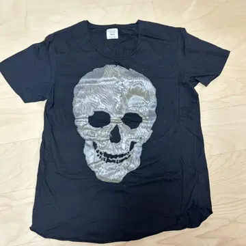 ZARA MAN 스컬 프린트 티셔츠 블랙