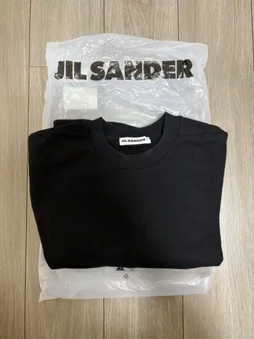 JILSANDER+ 질 샌더 맨투맨 셔츠 블랙 S 사이즈