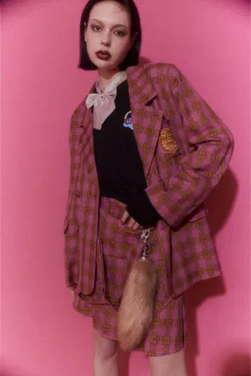 CandyStripper 스커트 SUSPENDER SKIRT PANTS