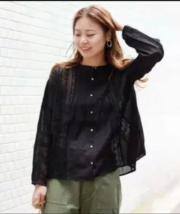 JOURNAL STANDARD relume 앤티크 레이스 블라우스