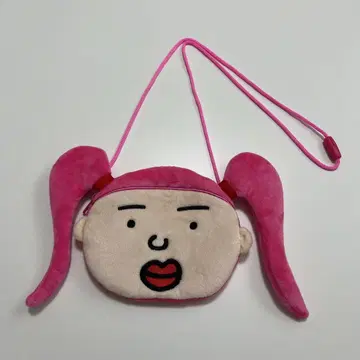 얼굴 디자인 봉제 인형 파우치