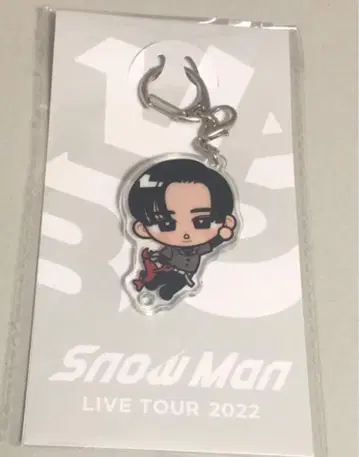 미개봉 SnowMan 스노우 칠 아크릴 키링 메구로 렌 o2
