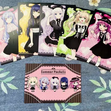 Summer Pockets 게이머즈 특전 엽서 컴플리트 6종