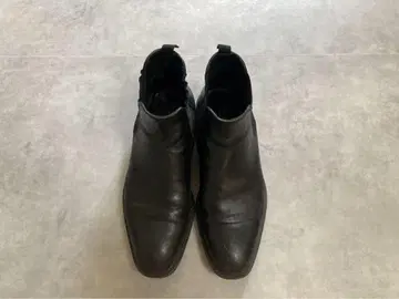 stefanorossi 블랙 사이드 고어 부츠