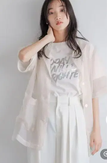 lowrys farm 블라우스 셔츠 시어 셔츠 자켓 SS