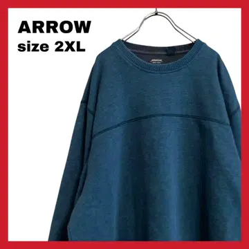 애로우 남성용 트레이닝복 2XL 그린 심플 USA 구제 의류