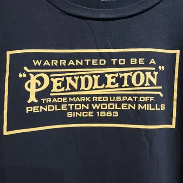 펜들턴 PENDLETON 로고 아메리칸 스타일 티셔츠 구제 의류