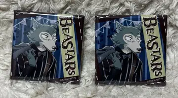 BEASTARS 레고시 캐릭터 복권 스퀘어 캔뱃지 2개 세트