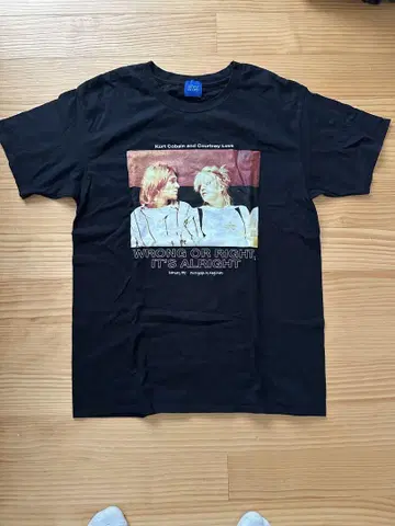 bonjour records Kurt Cobain 커트 코베인 티셔츠