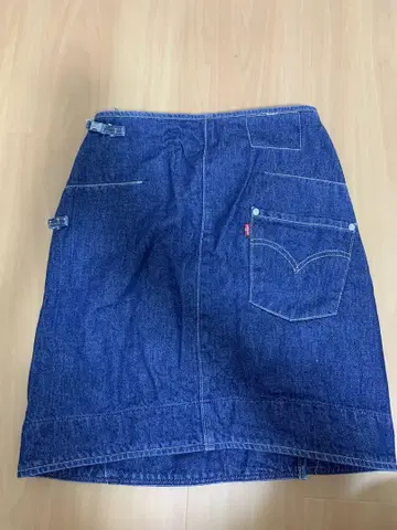 리바이스 데님 랩 스커트 XS 초레어