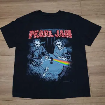 Pearl Jam 빈티지 스컬 디자인 티셔츠