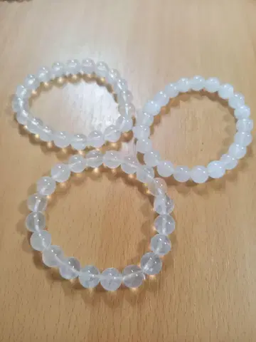 문스톤 팔찌 약 8~9mm 17cm 세트