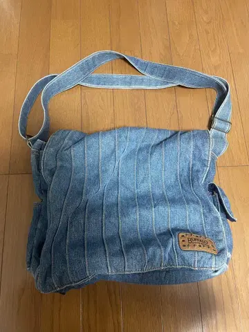 버팔로 데님 숄더백 구제 의류 리메이크
