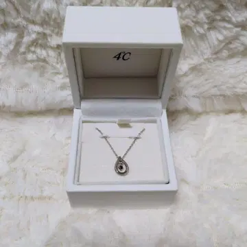 4C 실버 펜던트 목걸이