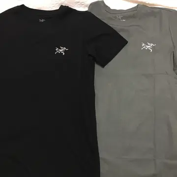 Bamboo Fiber 티셔츠 M 블랙 다크 그린