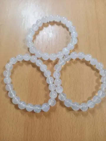 문스톤 팔찌 약 8~9mm 17cm 세트