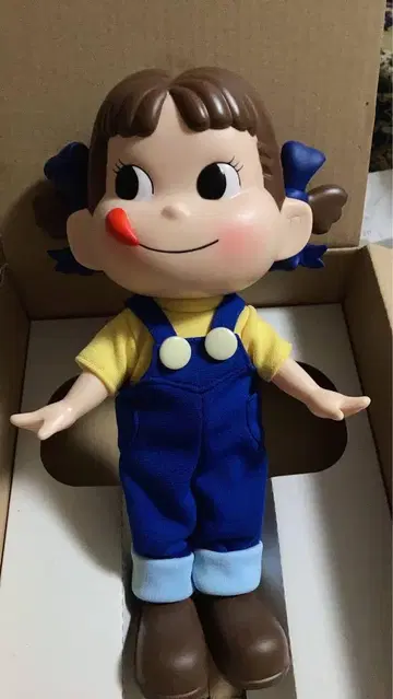 후지야 페코짱 인형 오버롤 파랑