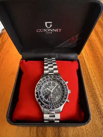 GUIONNET 크로노그래프 손목시계