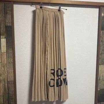 RODEO CROWNS 플리츠 스커트 베이지