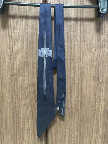 Thierry Mugler 네이비 슬림 타이