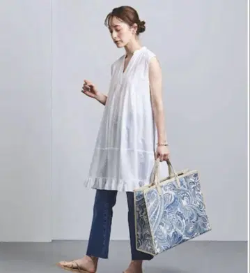UNITED ARROWS UWCC C 프릴 튜닉