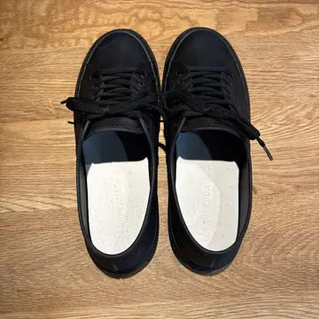 SUPERGA 방수 스니커즈 블랙 26.0cm