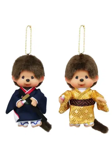 몬치치 기모노 몬치치 키체인 검호 금 기모노 매장 한정판 신상 새상품