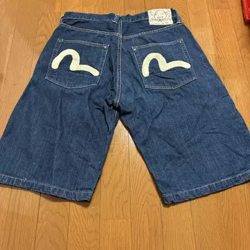 에비수 EVISU 데님 숏 팬츠 W34