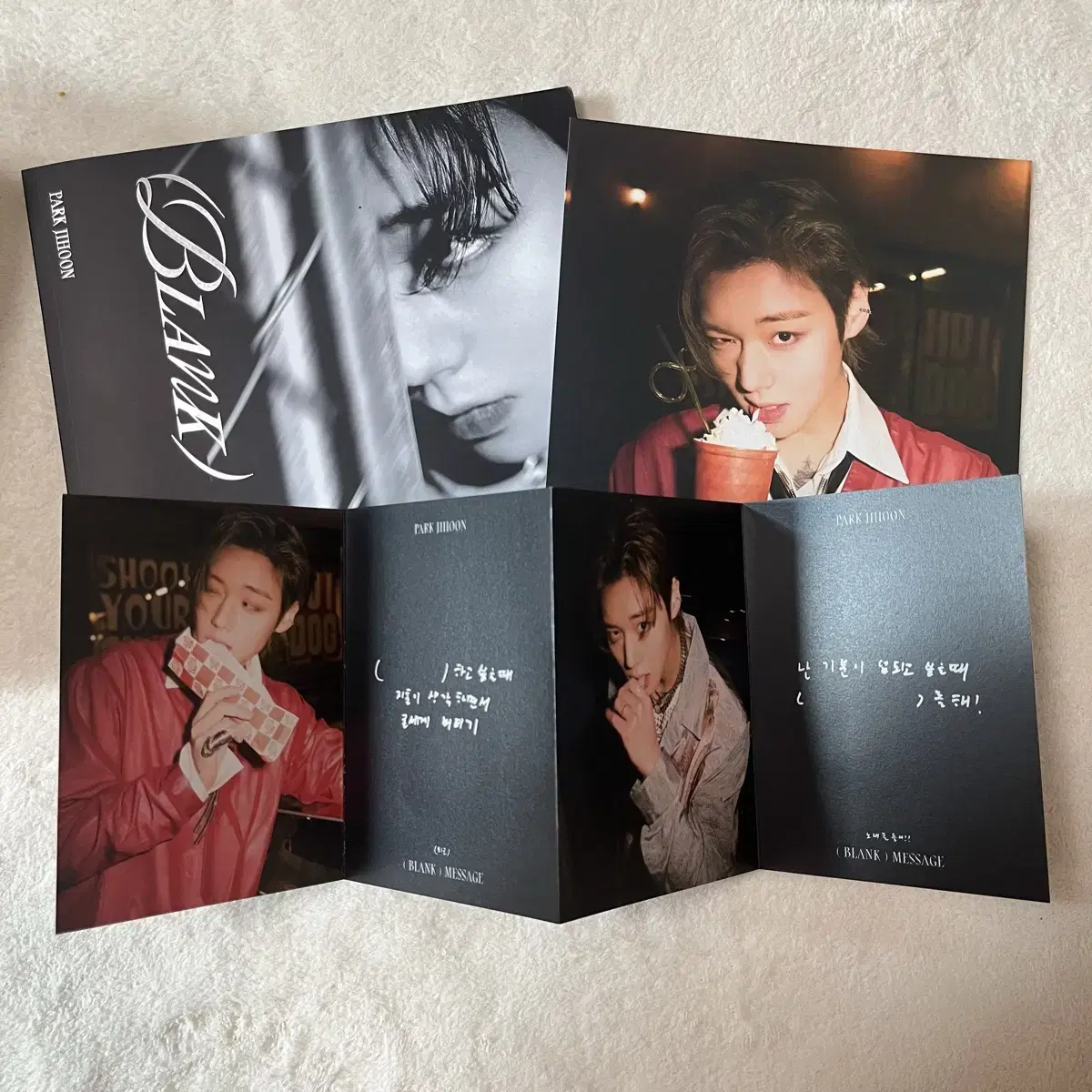 (Back O) Park jihoon Album Weak Hero CD Record photocard poster goods official MD