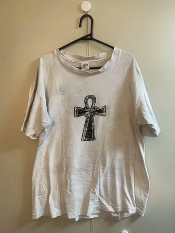 안kh 심볼 프린트 빈티지 티셔츠 XL