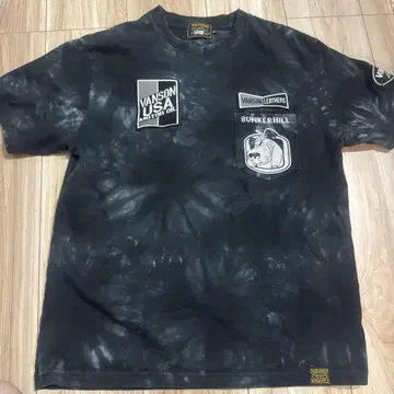 VANSON 타이다이 패턴 티셔츠 M 사이즈