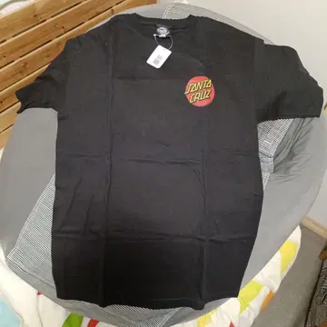 SANTA CRUZ 브랜드 로고 T 블랙 멕시코산
