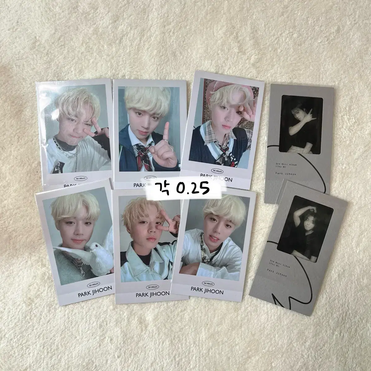 Back O Park jihoon Weak Hero photocard solo album unreleased photocard official fan club regular mini
