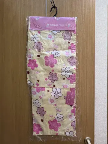 벚꽃 무늬 유카타 면100%