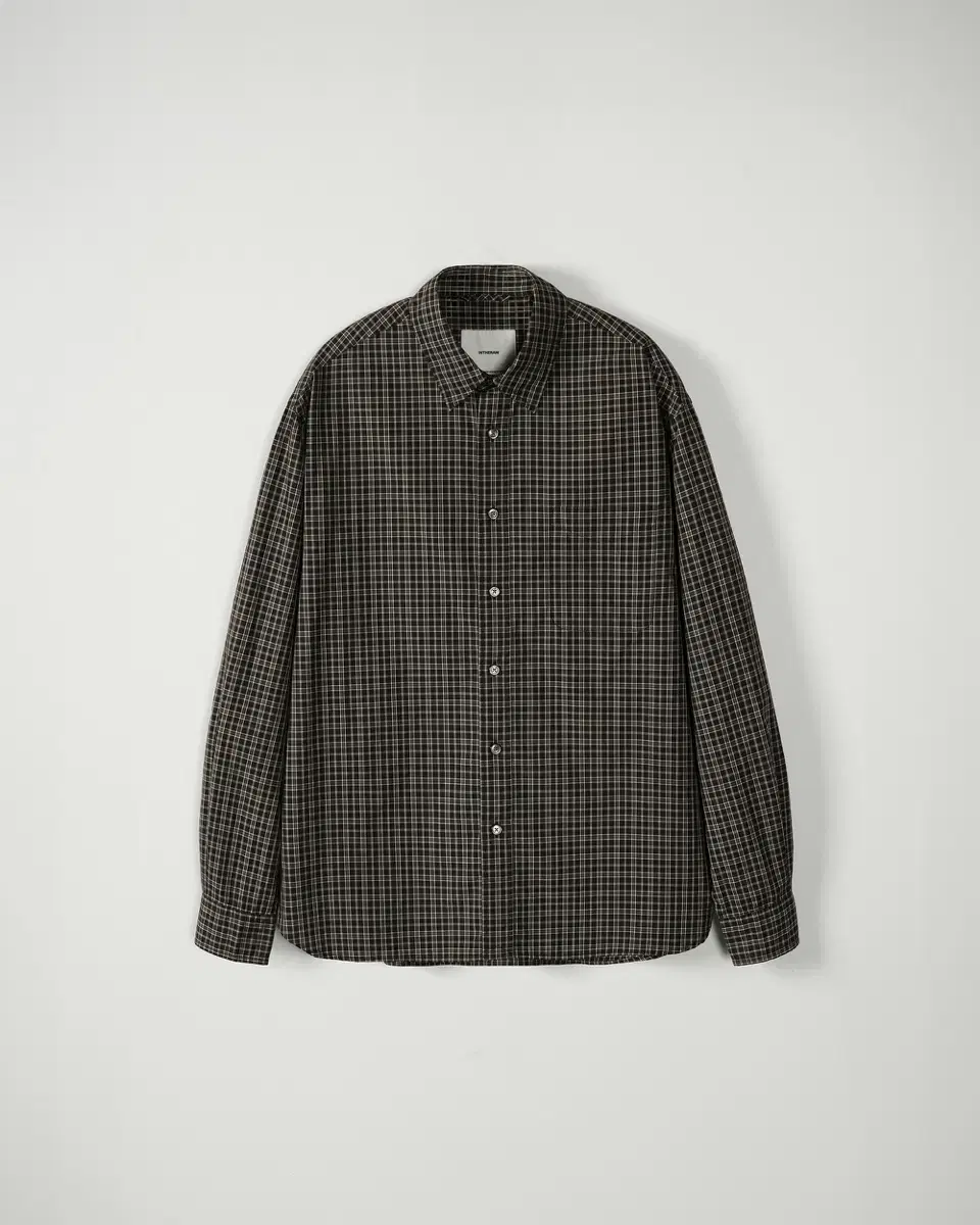 In The Row Mocha Brown Checkered Shirt, Size 3