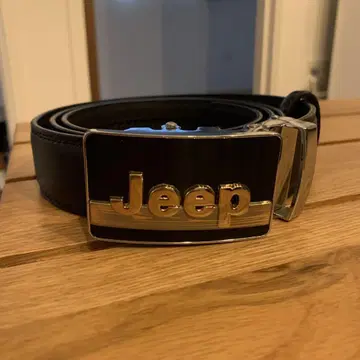 Jeep 가죽 벨트 블랙