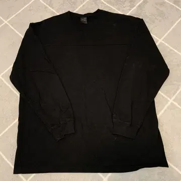 뉴에라 블랙 롱 슬리브 티셔츠 2XL