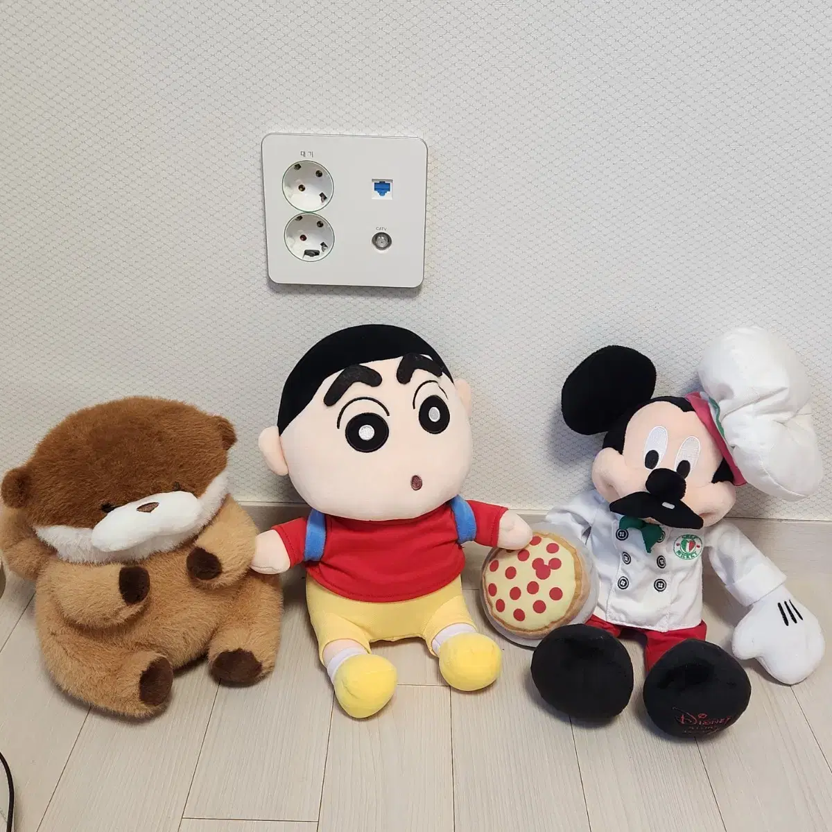 짱구, 우소우소짱,미키마우스 이탈리아 한정판 인형